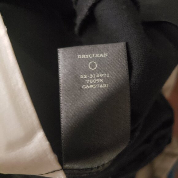 Ann Taylor Pencil Skirt Size 2 Black Velvet Leopard Zip Back - Picture 6 of 8